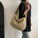 Winter Personalized Bags for Women Crossbody Bag with Rhombus Stitching Design Commuting C