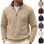 Men's Half-Zip Jacquard Pullover