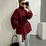 Manteau double face minimaliste et raffiné