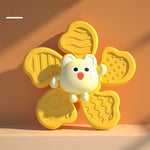 Brinquedo de Banho para Bebé Pião Seguro e Divertido Brinquedos de Banho para Bebé com Animais Giratórios S