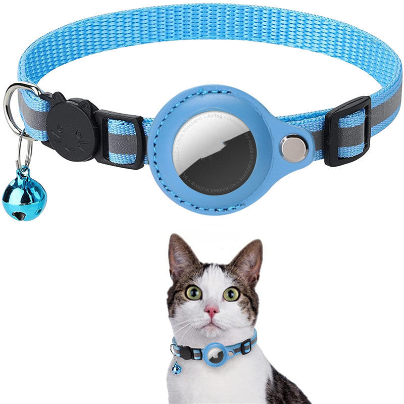 Coleira Refletora para Animal de Estimação com Suporte para AirTag