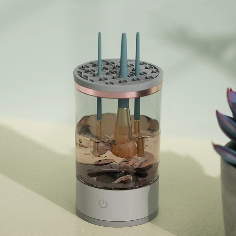 Nettoyeur de pinceaux de maquillage électrique avec chargement USB