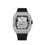 Montre à cadran squelette, unisexe