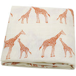 Organic cotton cloth baby swaddled baby blanket