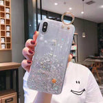 Glitter Phone Case with Wrist Strap