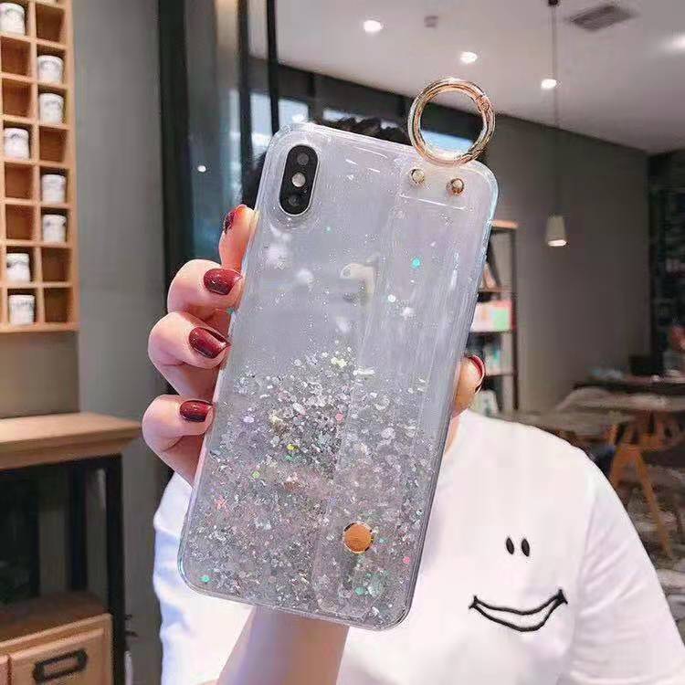 Glitter Phone Case with Wrist Strap