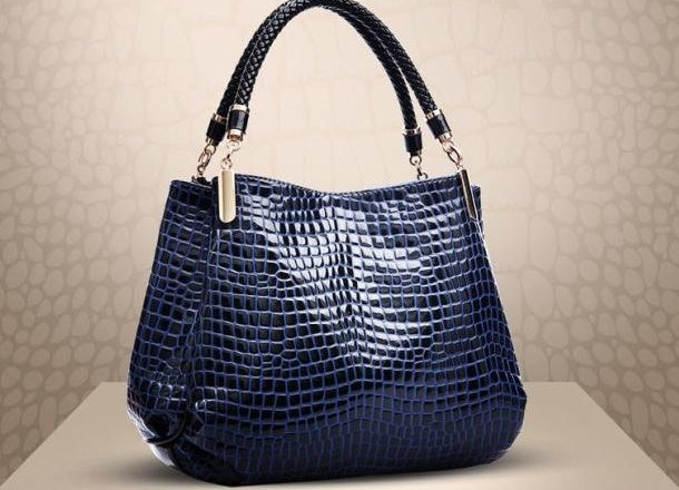 Women's Crocodile Pattern Handbag