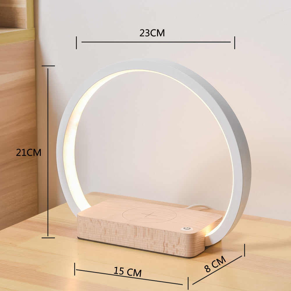 Candeeiro de secretária LED multifuncional com base de carregamento