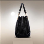 Women's Crocodile Pattern Handbag