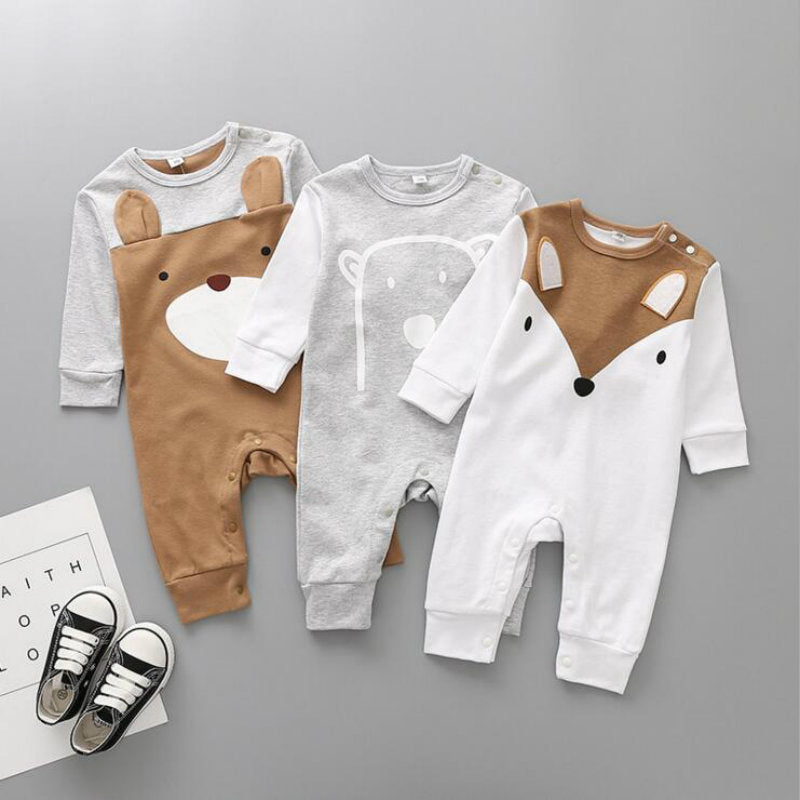 Baby-Bodys aus Baumwolle, Langarm-Body