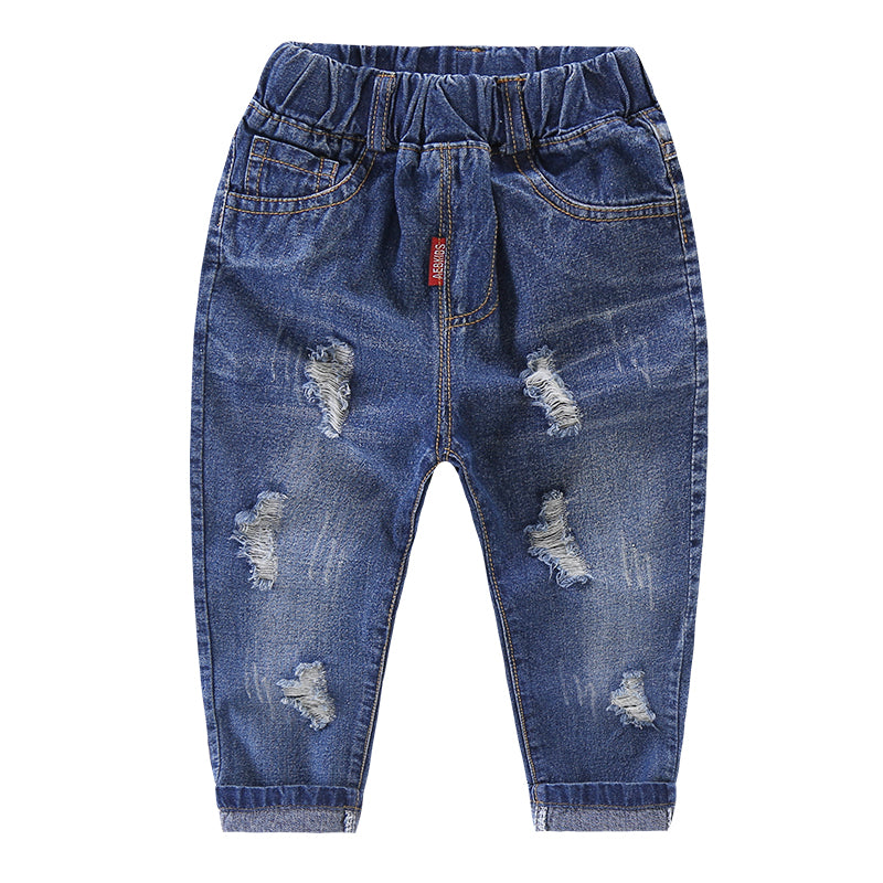 Boys Ripped Casual Jeans