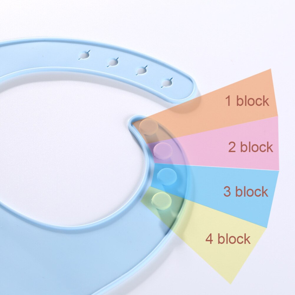 Bavoir bébé repas en silicone sac à salive