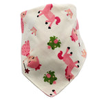 Waterdichte driehoekige baby-slabbetjes van katoen met cartoonprint, bandana-slabbetjes voor kwijlen, pasgeborene