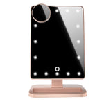 LED-make-upspiegel met Bluetooth-speaker, 10x vergroting