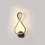Nordische minimalistische LED-Wandleuchte