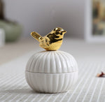 Pot décoratif avec figurine d'animal