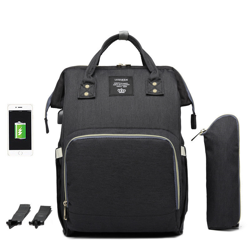 Bolso maternal de gran capacidad multifuncional LEQUEEN