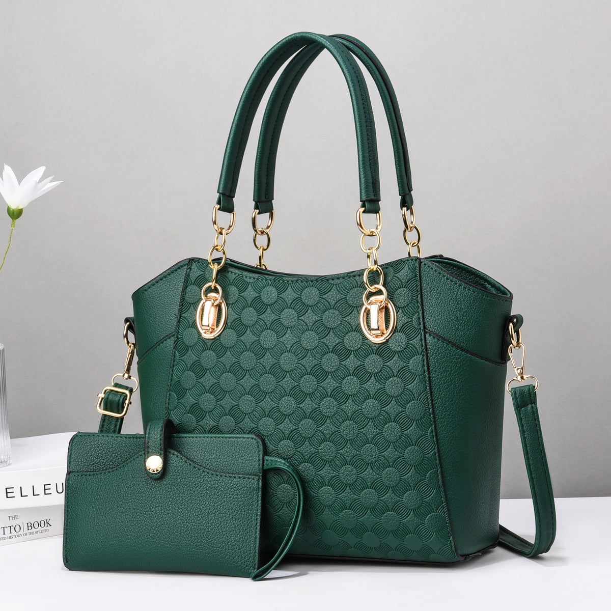 Bolso bandolera retro para mujer, bolso de hombro estructurado