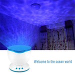 Projecteur de vagues océaniques veilleuse avec haut-parleur