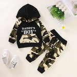 Camo-Kapuzenpullover- und Hosen-Set für Kleinkinder (Jungen)