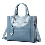 Pattern Woven Handbag Women Leather Handbags