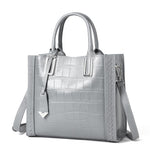 Pattern Woven Handbag Women Leather Handbags