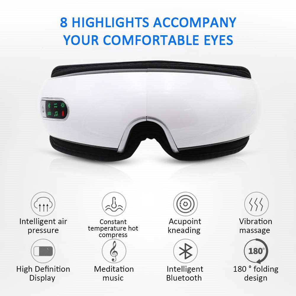 Heated Eye Massager with Air Pressure