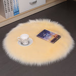 Tappeto rotondo in peluche