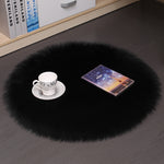 Tappeto rotondo in peluche