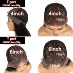 Peruca Lace Front de Cabelo Humano, Peruca Comprida e Encaracolada, 8 a 26 Polegadas