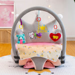 Funda de asiento de apoyo para bebé, lavable, para aprender a sentarse, silla de felpa para niños pequeños