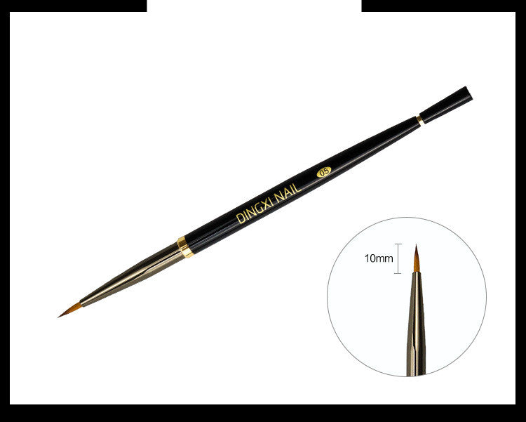 Set di pennelli per nail art, 5 penne di precisione