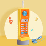 Juguete de teléfono electrónico para bebés, juguete educativo de música para la primera infancia, simulación multifunción