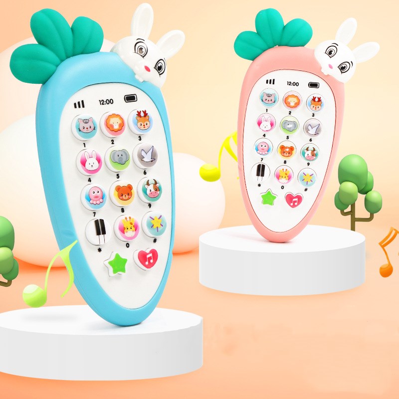 Elektronisches Spielzeug-Telefon für Babys, Musik-Lernspielzeug für die frühkindliche Entwicklung, multifunktional, Simulation
