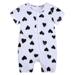 Baby Clothes Ins Summer Cotton Short-Sleeved Newborn Jumpsuit Baby Romper