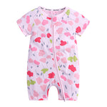 Baby Clothes Ins Summer Cotton Short-Sleeved Newborn Jumpsuit Baby Romper