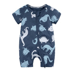Baby Clothes Ins Summer Cotton Short-Sleeved Newborn Jumpsuit Baby Romper