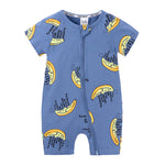 Baby Clothes Ins Summer Cotton Short-Sleeved Newborn Jumpsuit Baby Romper