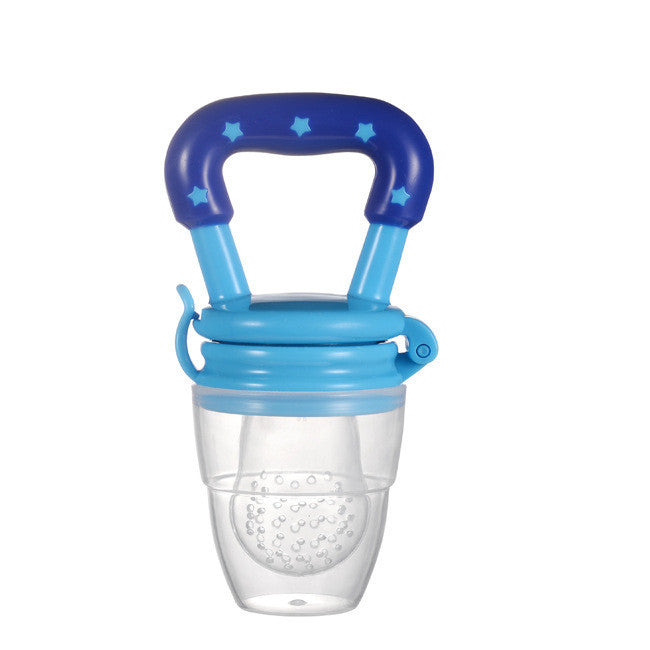 Siliconen baby-fruitfopspeen met clip