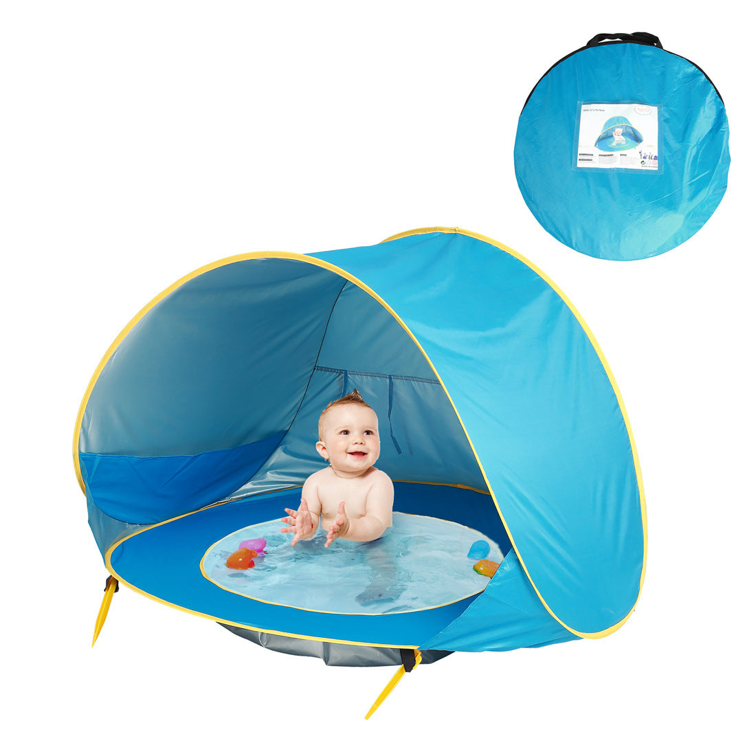Pop-up-Baby-Strandzelt mit Sonnenschutz