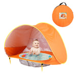 Pop-up-Baby-Strandzelt mit Sonnenschutz