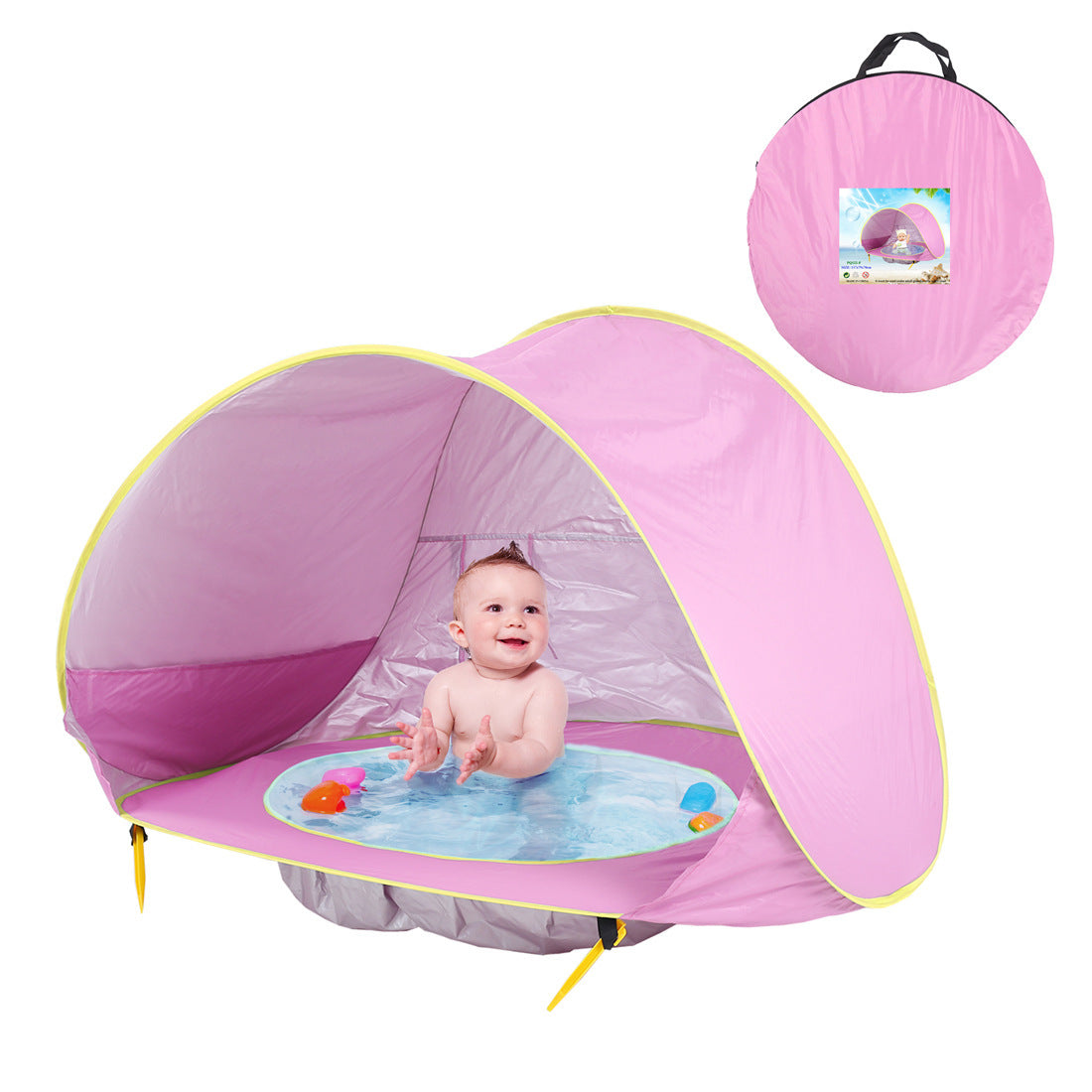 Pop-up-Baby-Strandzelt mit Sonnenschutz