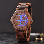 LED Wooden Watch