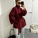 Manteau double face minimaliste et raffiné