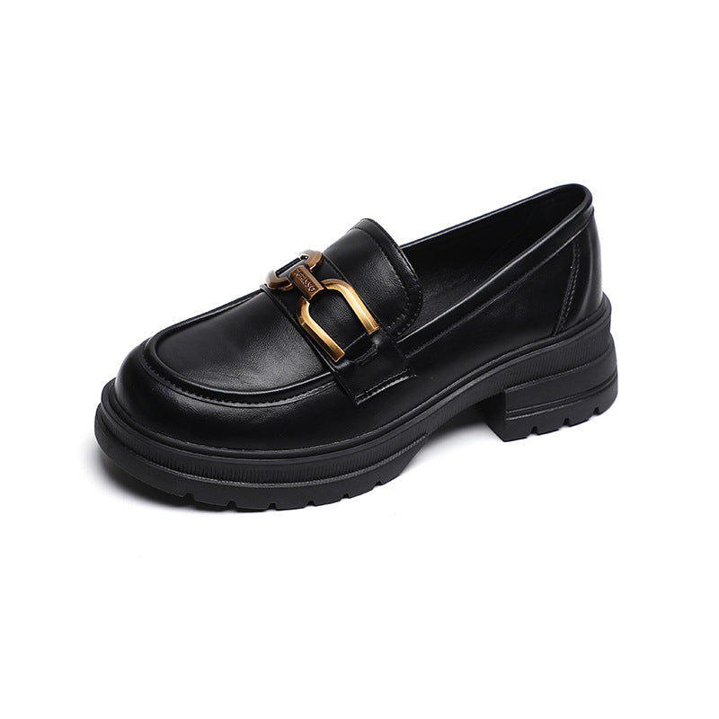 Women's Chunky-Heel Platform Loafers