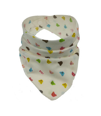 Waterdichte driehoekige baby-slabbetjes van katoen met cartoonprint, bandana-slabbetjes voor kwijlen, pasgeborene