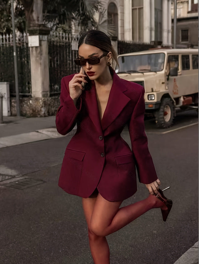 Women's Elegant Blazer for Business Casual