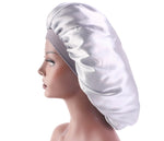 Gorro de dormir de satén de seda con estampado