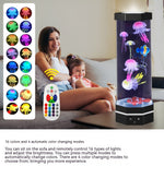 Jellyfish Lava Lamp with Remote, 17 Colors
