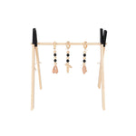 Gimnasio de madera para bebés, estructura de actividades para infantes